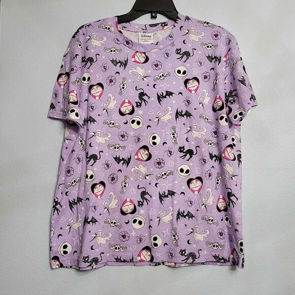 Disney Nightmare Before Christmas Jack Skellington Sally T-Shirt SkinnyDip SMALL - Picture 1 of 7